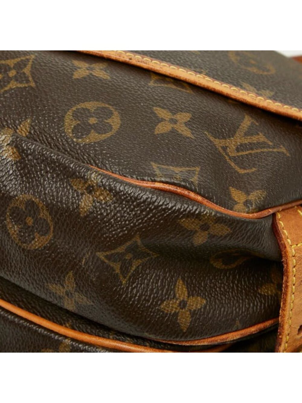 Louis Vuitton Monogram Saumur 30 Crossbody Shoulder Bag Brown Leather 1 - Picture 4 of 10